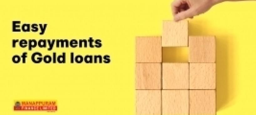 Easy repayments of Gold loans Image