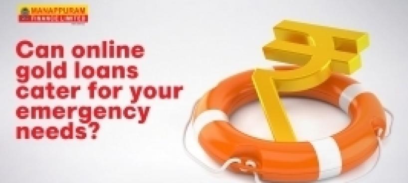 Can online gold loans cater for your emergency needs? image